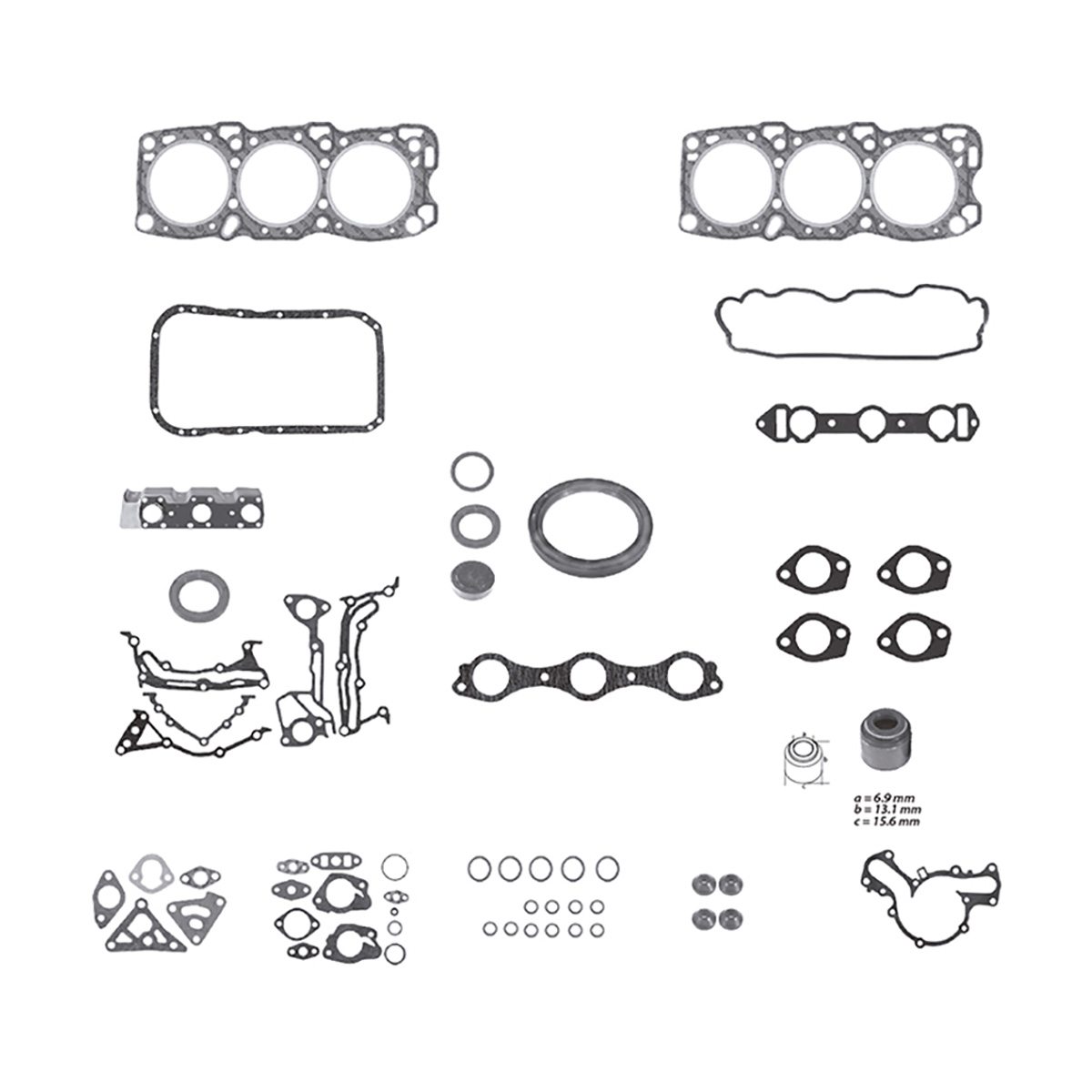 JUNTAS MOTOR COMPLETO CHRYSLER GROUP VOYAG CIL: 6V  CAR: GRAF MOT: 3.0L