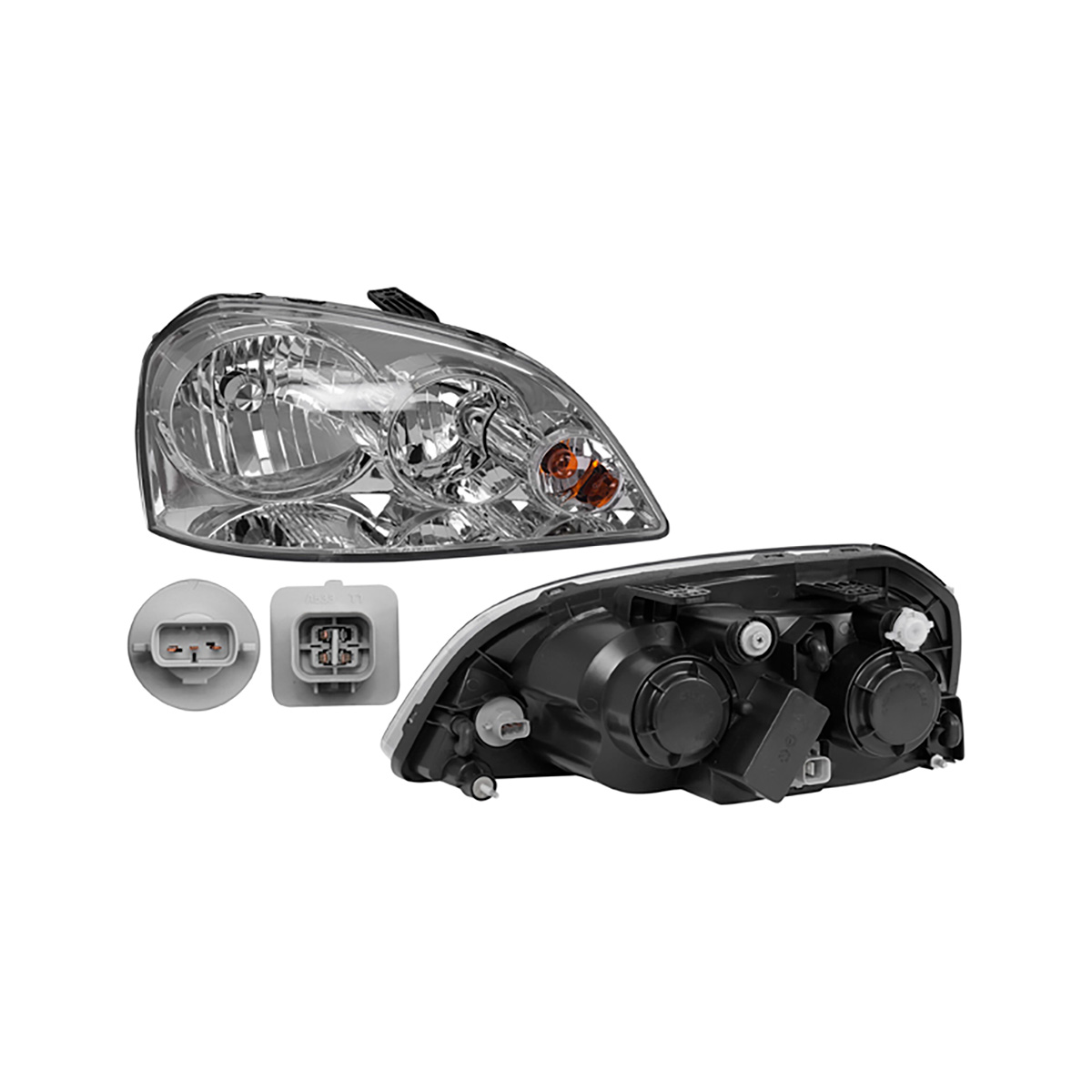 FARO LUZ GENERAL MOTORS OPTRA CIL: 4L POS: DERECHO CAR: LISO CROM