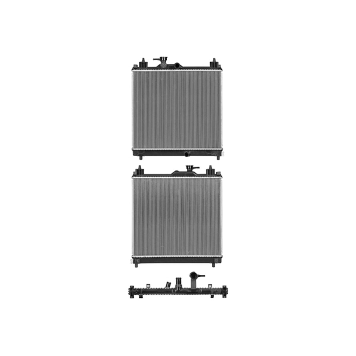 RADIADOR PLASTICO SUZUKI IGNIS CIL: 4L POS: TRANSMISION AUTOMATICA CAR: CAA 16MM