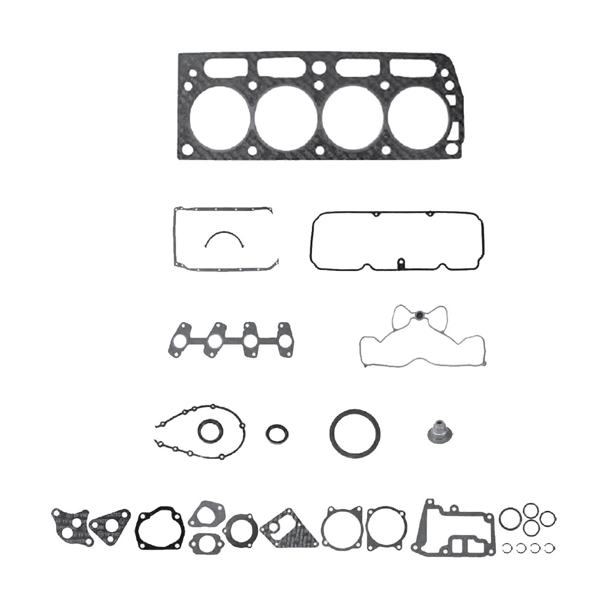 JUNTAS MOTOR COMPLETO GENERAL MOTORS CAVAL CIL: 4L  CAR: GRAF MOT: 2.2L