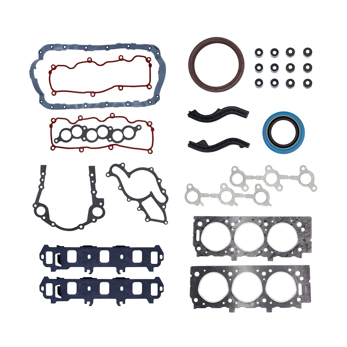 JUNTAS MOTOR COMPLETO FORD RANGE CIL: 6V  CAR: GRAF MOT: 3.0L