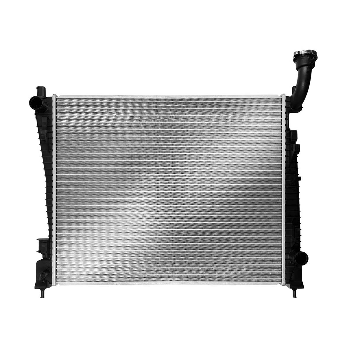 RADIADOR PLASTICO CHRYSLER GROUP CHERO CIL: 6V POS: TRANSMISION AUTOMATICA CAR: CAA 26MM