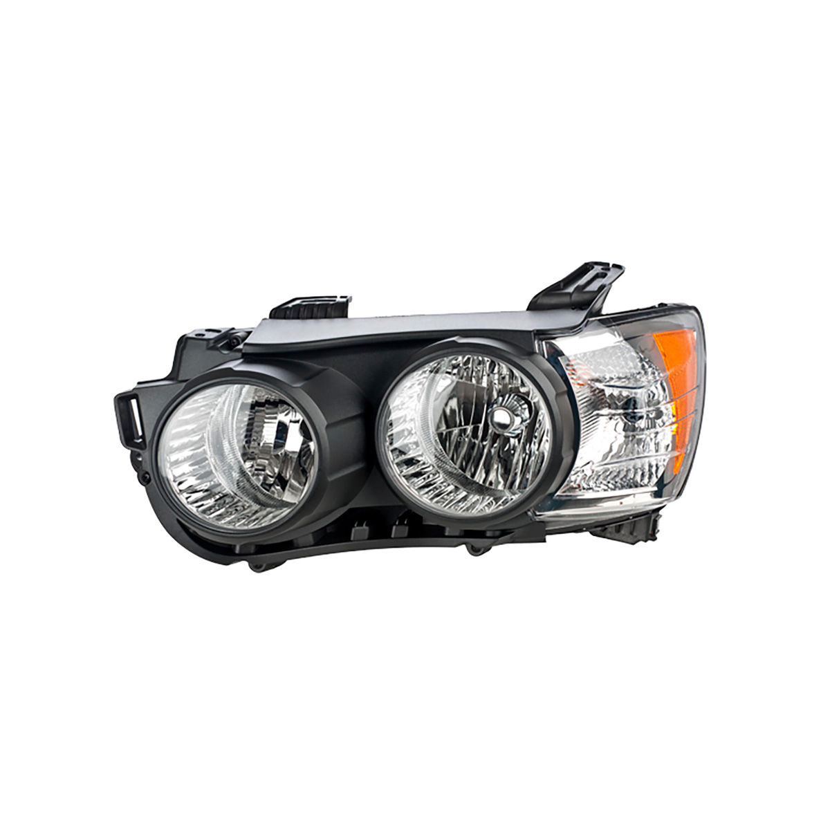 FARO LUZ GENERAL MOTORS SONIC CIL: 4L POS: IZQUIERDO CAR: LISO NEGR