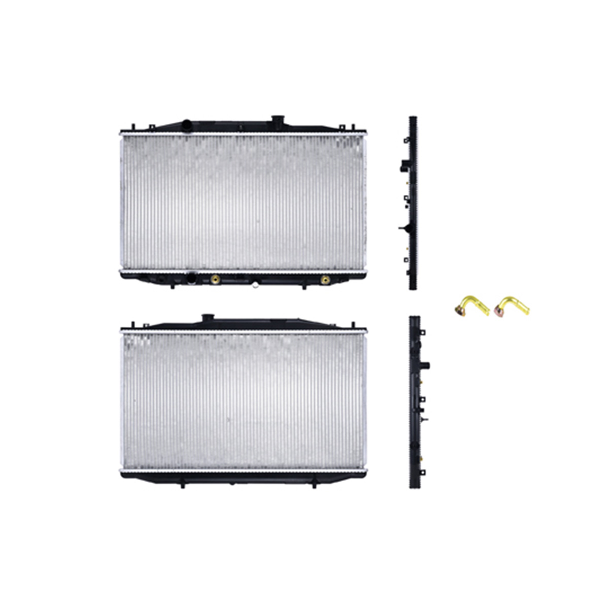RADIADOR PLASTICO HONDA ACCOR CIL: 4L POS: TRANSMISION AUTOMATICA CAR: CAA 16MM