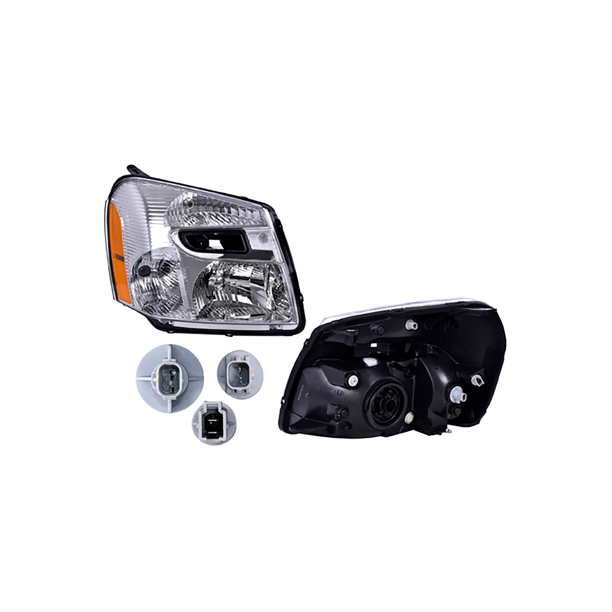FARO LUZ GENERAL MOTORS EQUIN CIL: 6V POS: DERECHO CAR: LISO CROM