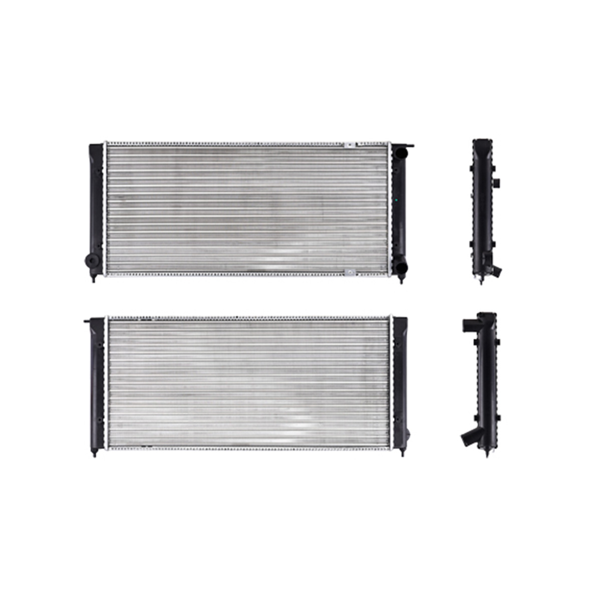 RADIADOR PLASTICO VOLKSWAGEN A2 CIL: 4L POS: TRANSMISION ESTANDAR CAR: CAA 34MM