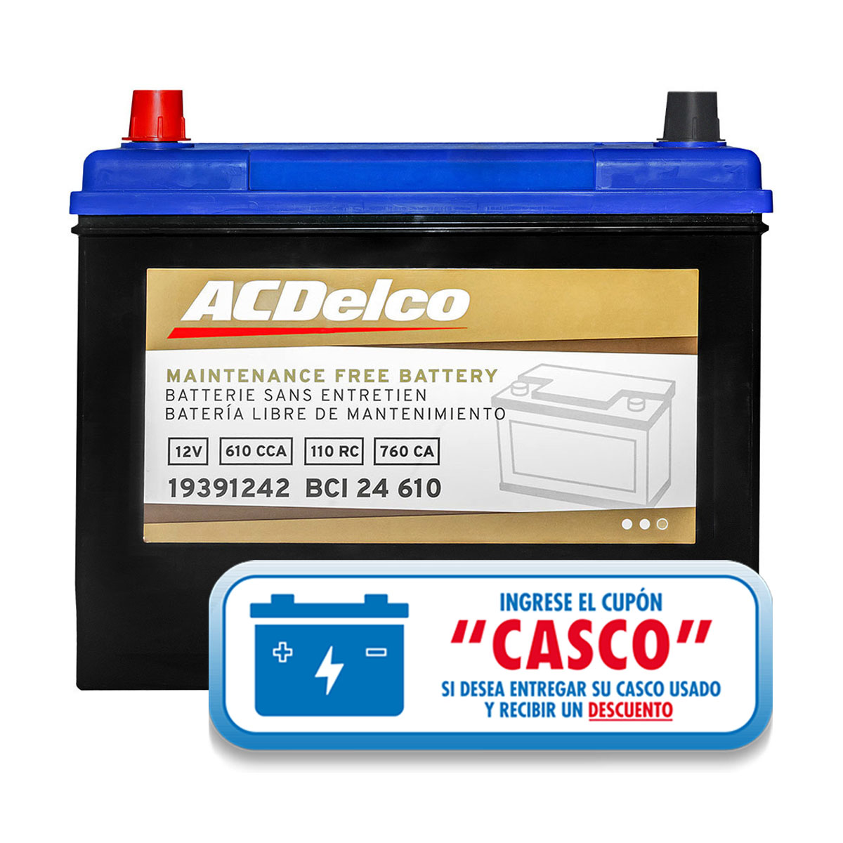 ACUMULADOR   610 CAR: 760 P+P-