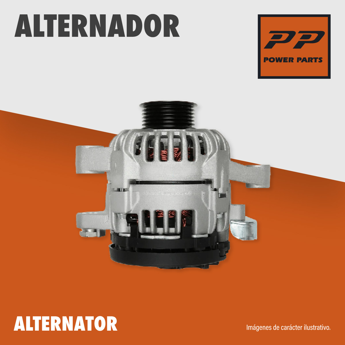 ALTERNADOR GENERAL MOTORS PICK CIL: 8V 1RAN CAR: 65A MOT: 5.7L