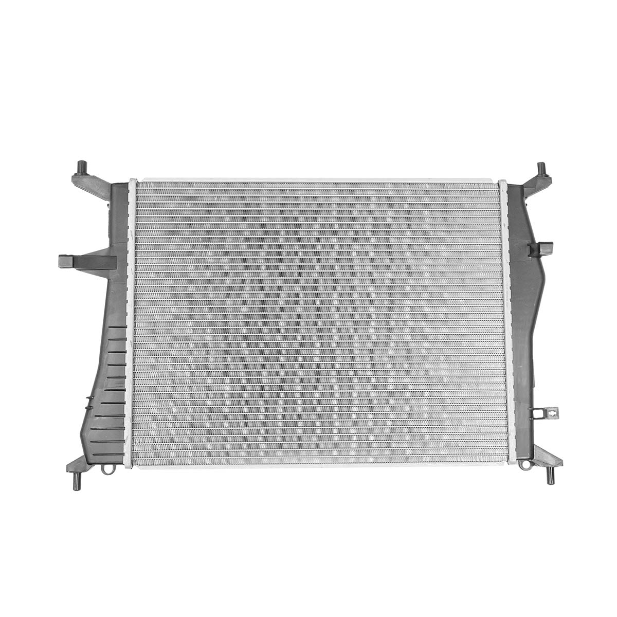 RADIADOR PLASTICO GENERAL MOTORS AVEO CIL: 4L POS: TRANSMISION ESTANDAR CAR: CAA 16MM
