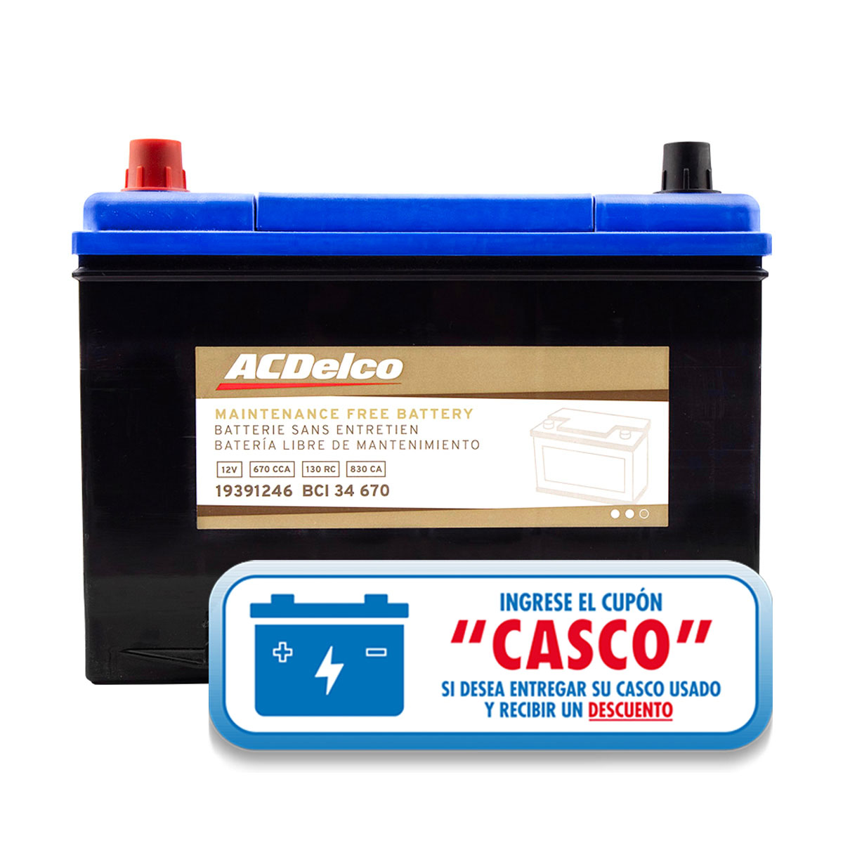 ACUMULADOR   670 CAR: 830 P+P-