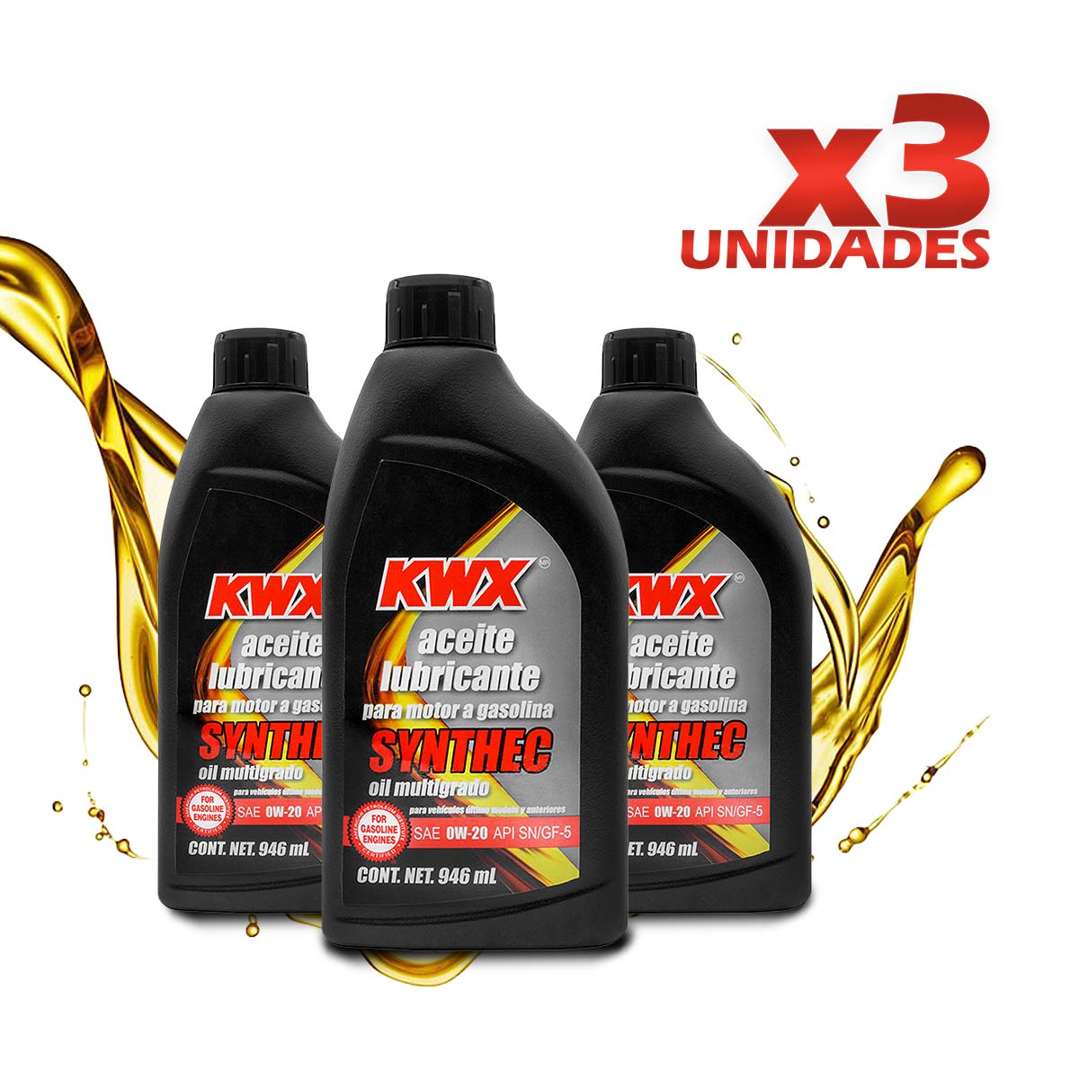 ACEITE MOTOR SIN .946L    CAR: 0W20