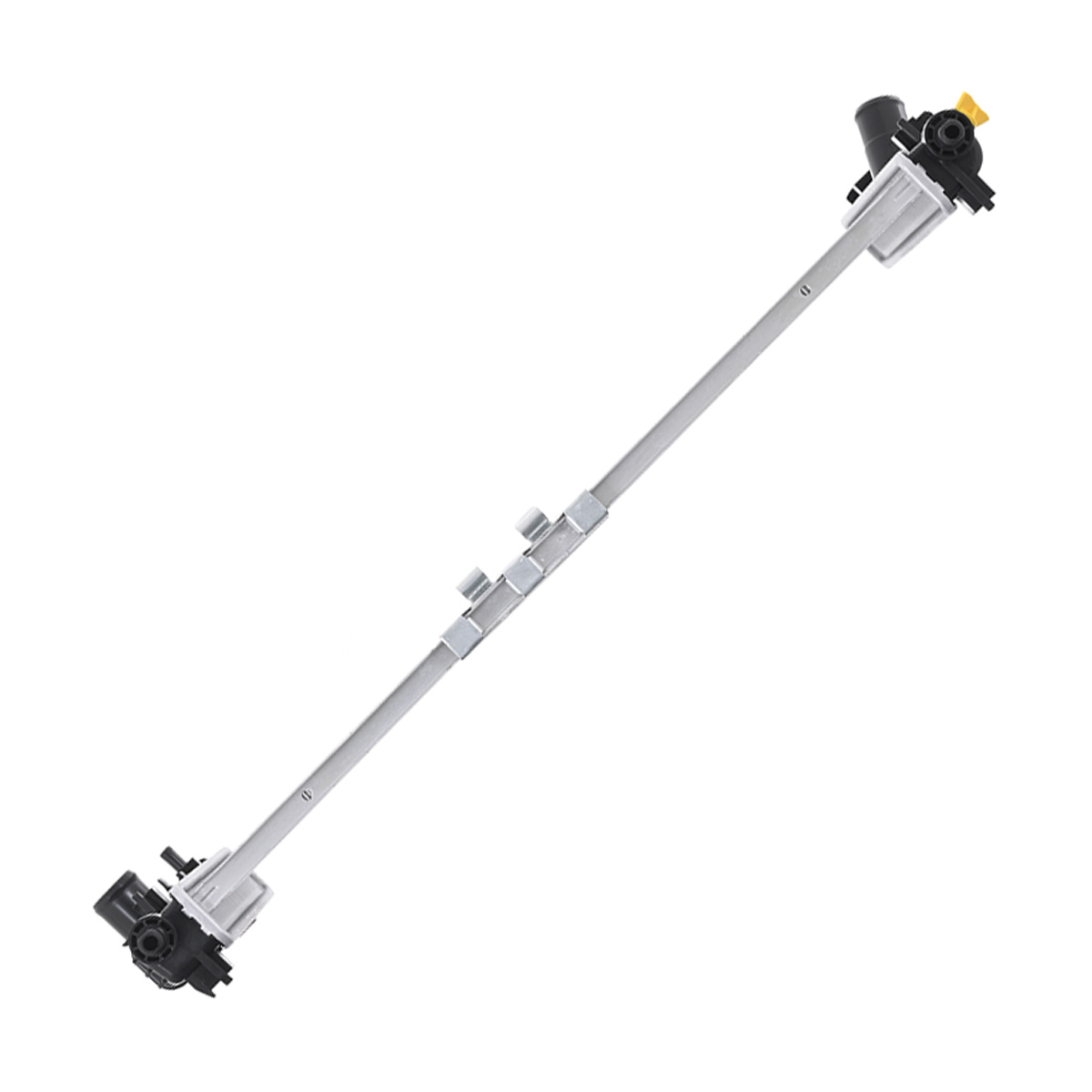 RADIADOR PLASTICO GENERAL MOTORS AVEO CIL: 4L POS: TRANSMISION ESTANDAR CAR: CAA 26MM