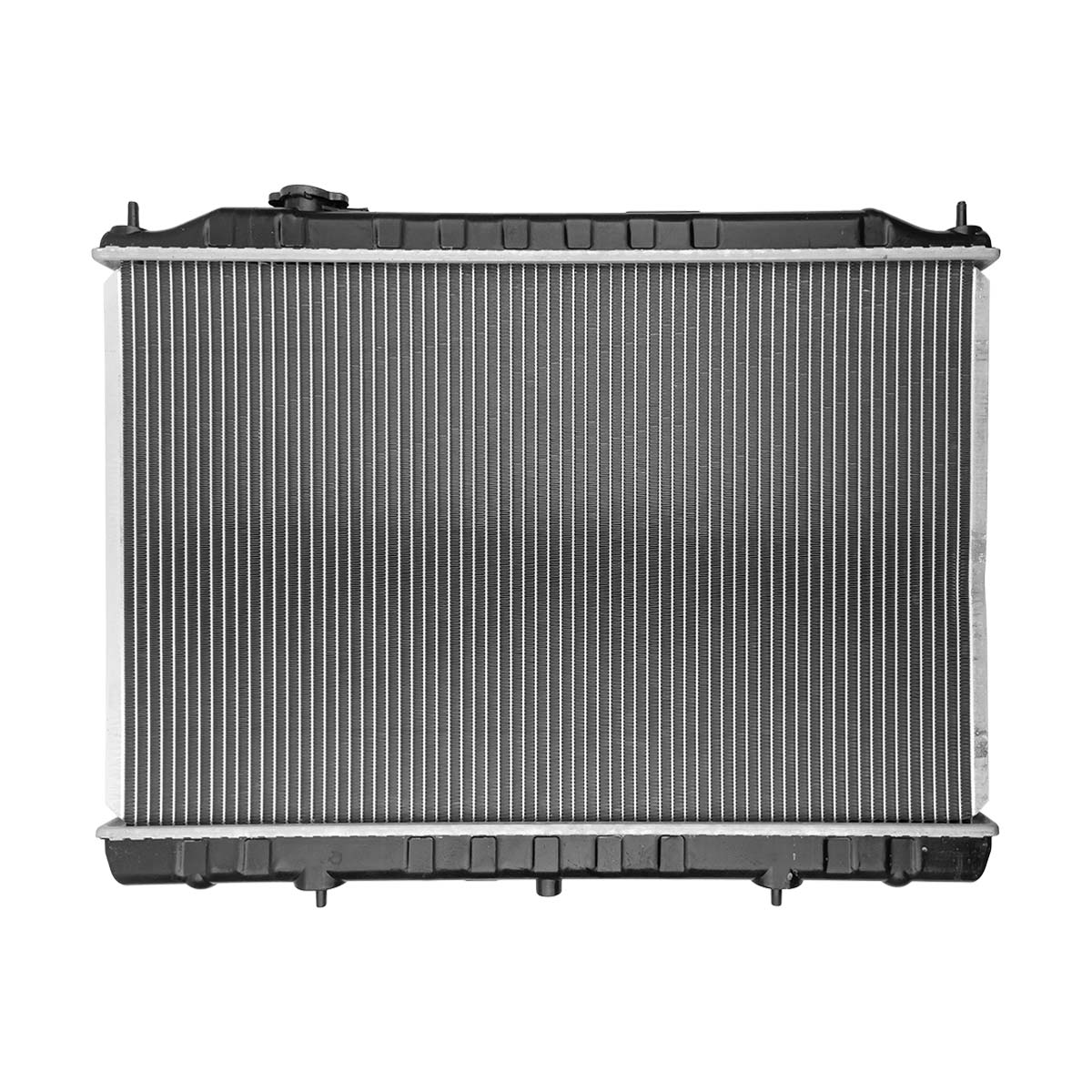 RADIADOR PLASTICO NISSAN FRONT CIL: 6V POS: TRANSMISION AUTOMATICA CAR: CAA 16MM