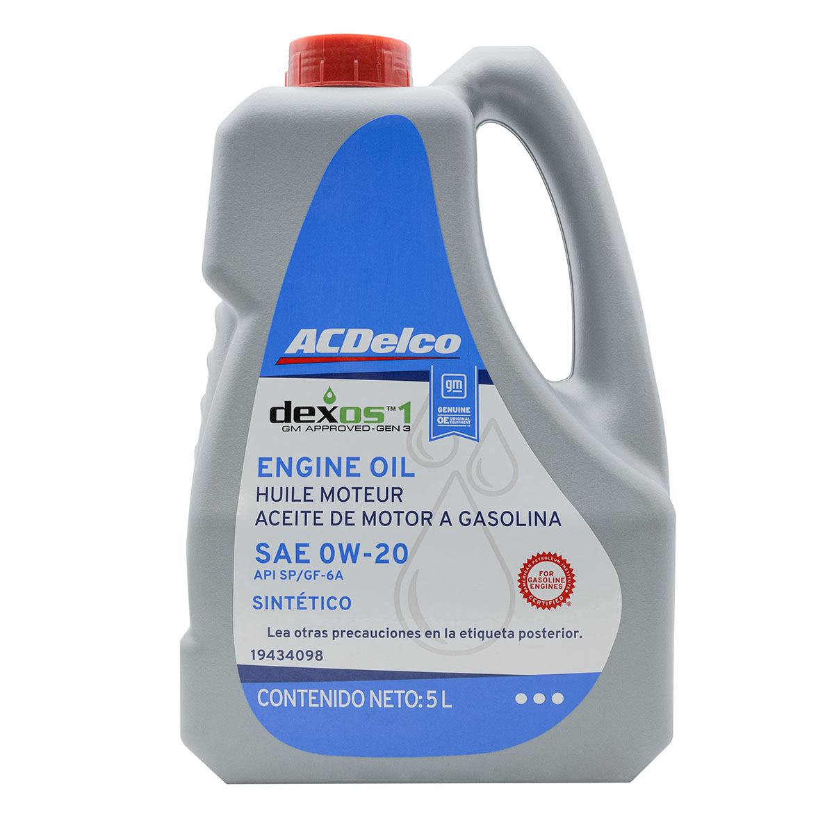 ACEITE MOTOR SINT 5L    CAR: 0W20