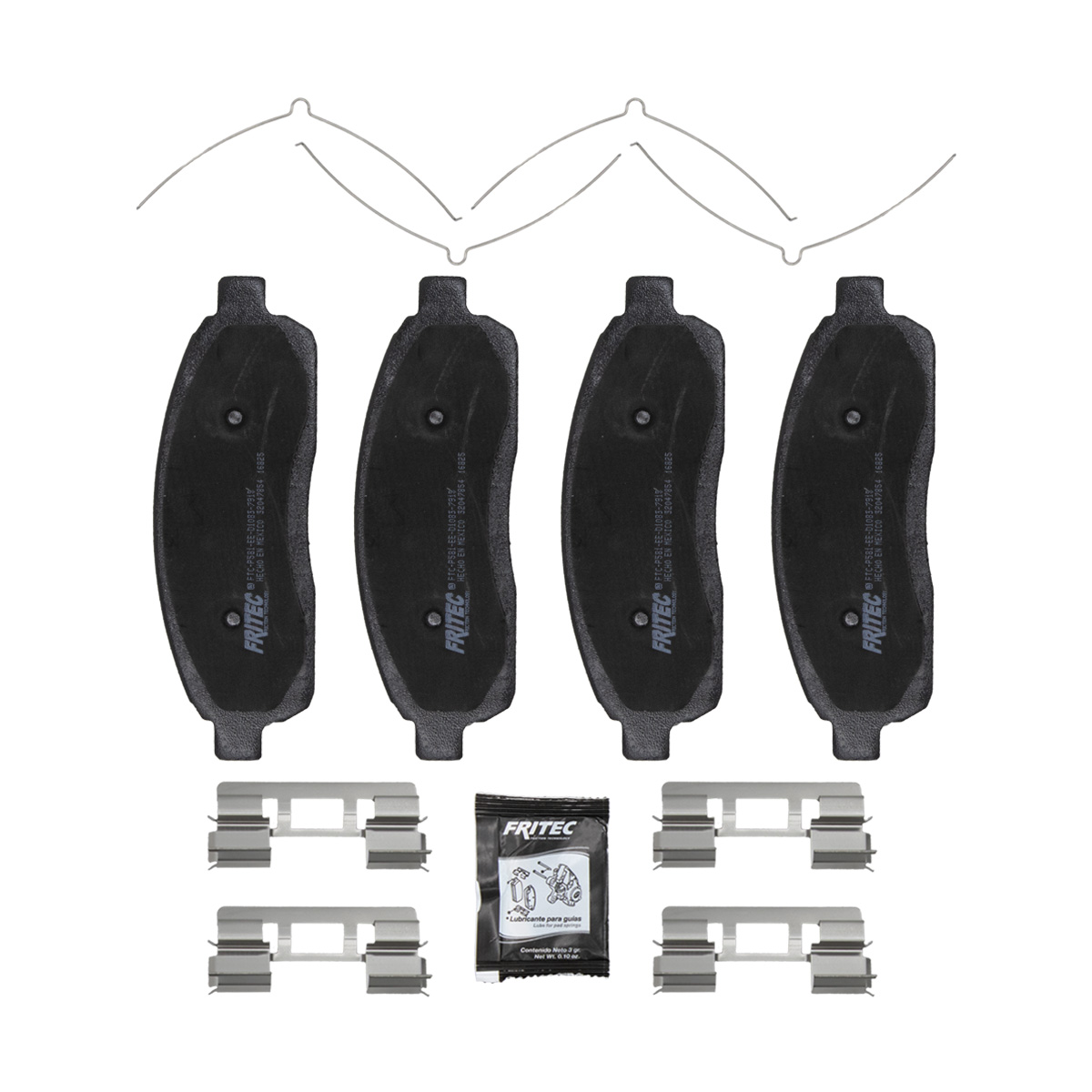 BALATA F D JGO HEAVY D FORD F150 CIL: 8V POS: DELANTERO  MOT: 4.6L
