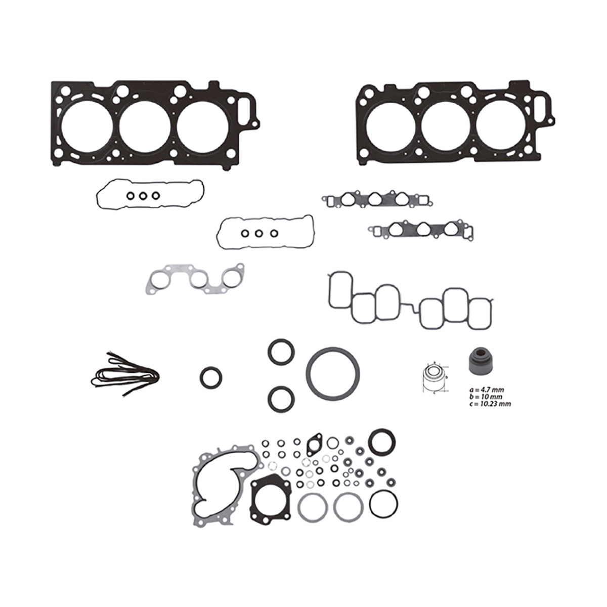 JUNTAS MOTOR COMPLETO TOYOTA SIENN CIL: 6V  CAR: LAMI MOT: 3.3L
