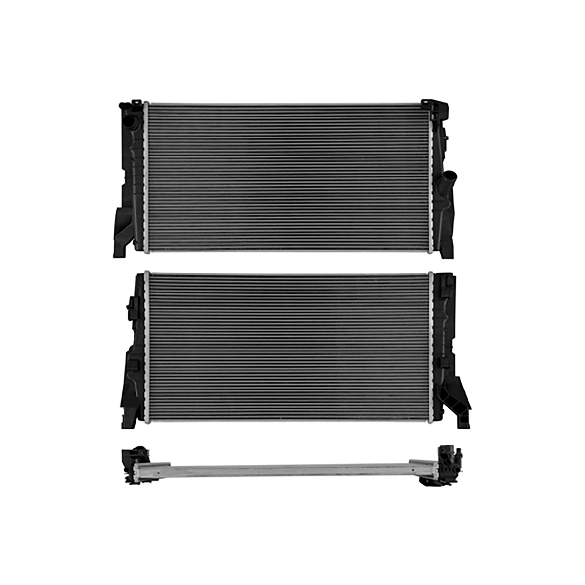 RADIADOR PLASTICO BMW MINIC CIL: 4L POS: TRANSMISION ESTANDAR CAR: CAA 22MM
