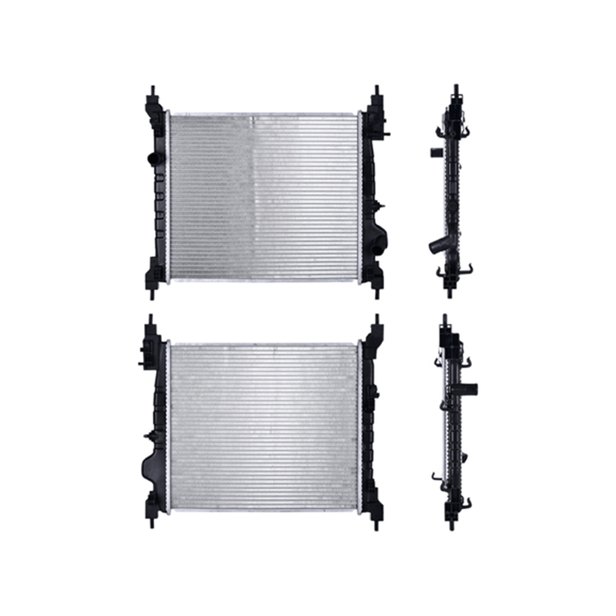 RADIADOR PLASTICO GENERAL MOTORS SPARK CIL: 4L POS: TRANSMISION ESTANDAR CAR: CSAA 16MM