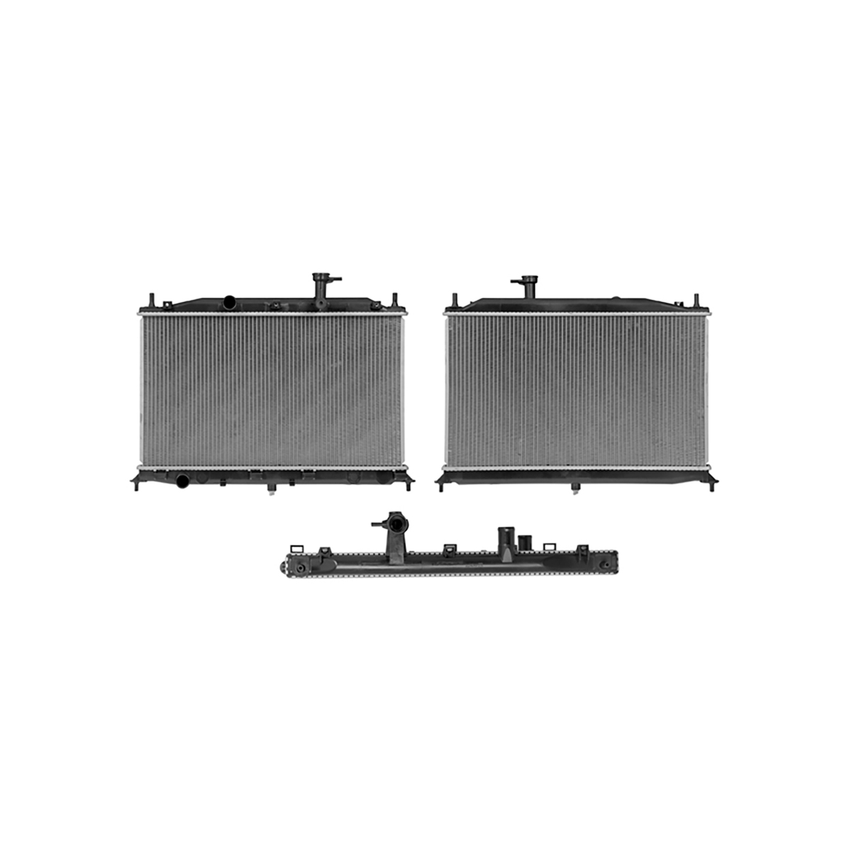 RADIADOR PLASTICO JAC SEI-2 CIL: 4L POS: TRANSMISION ESTANDAR CAR: CAA 16MM