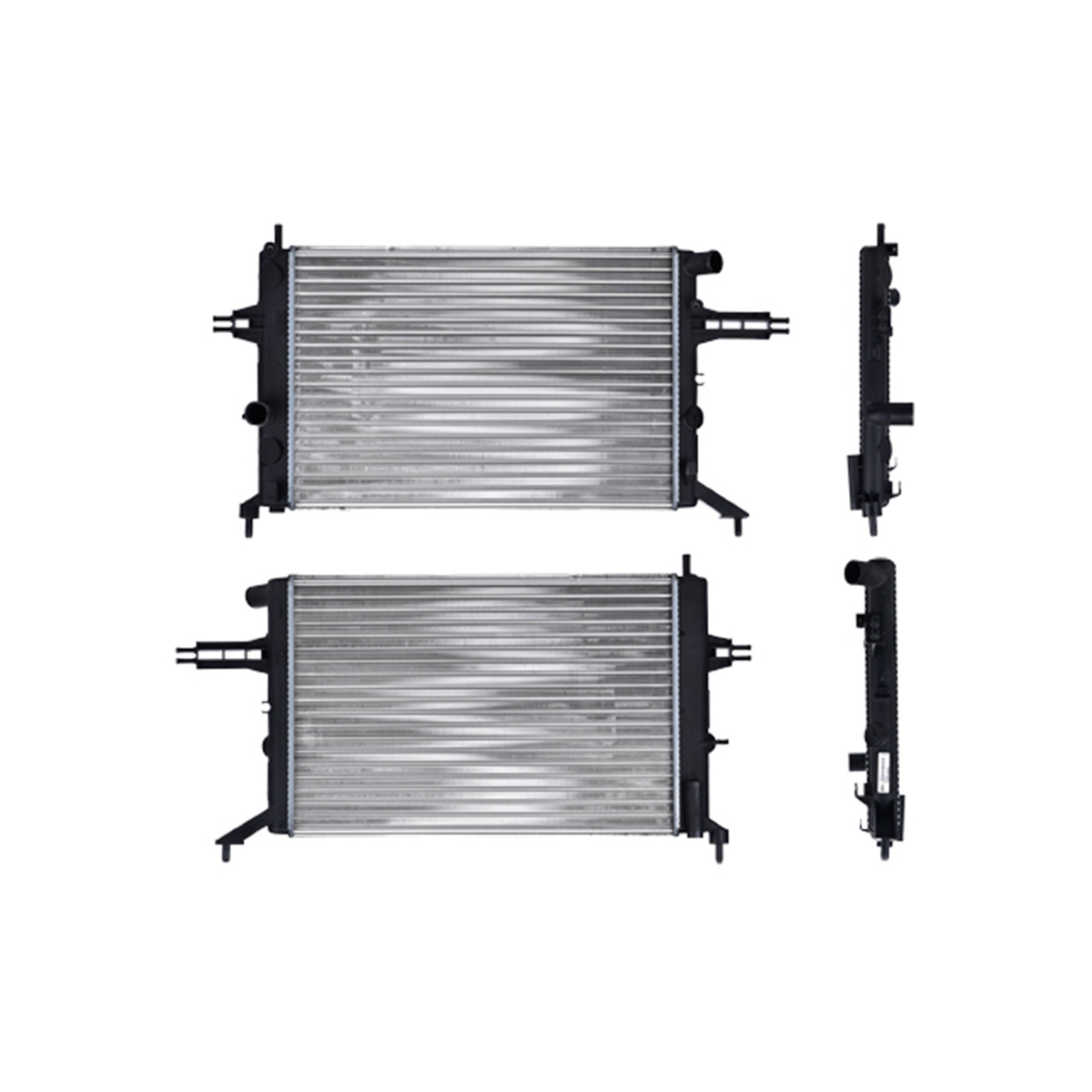 RADIADOR PLASTICO GENERAL MOTORS ASTRA CIL: 4L POS: TRANSMISION ESTANDAR CAR: CAA 23MM