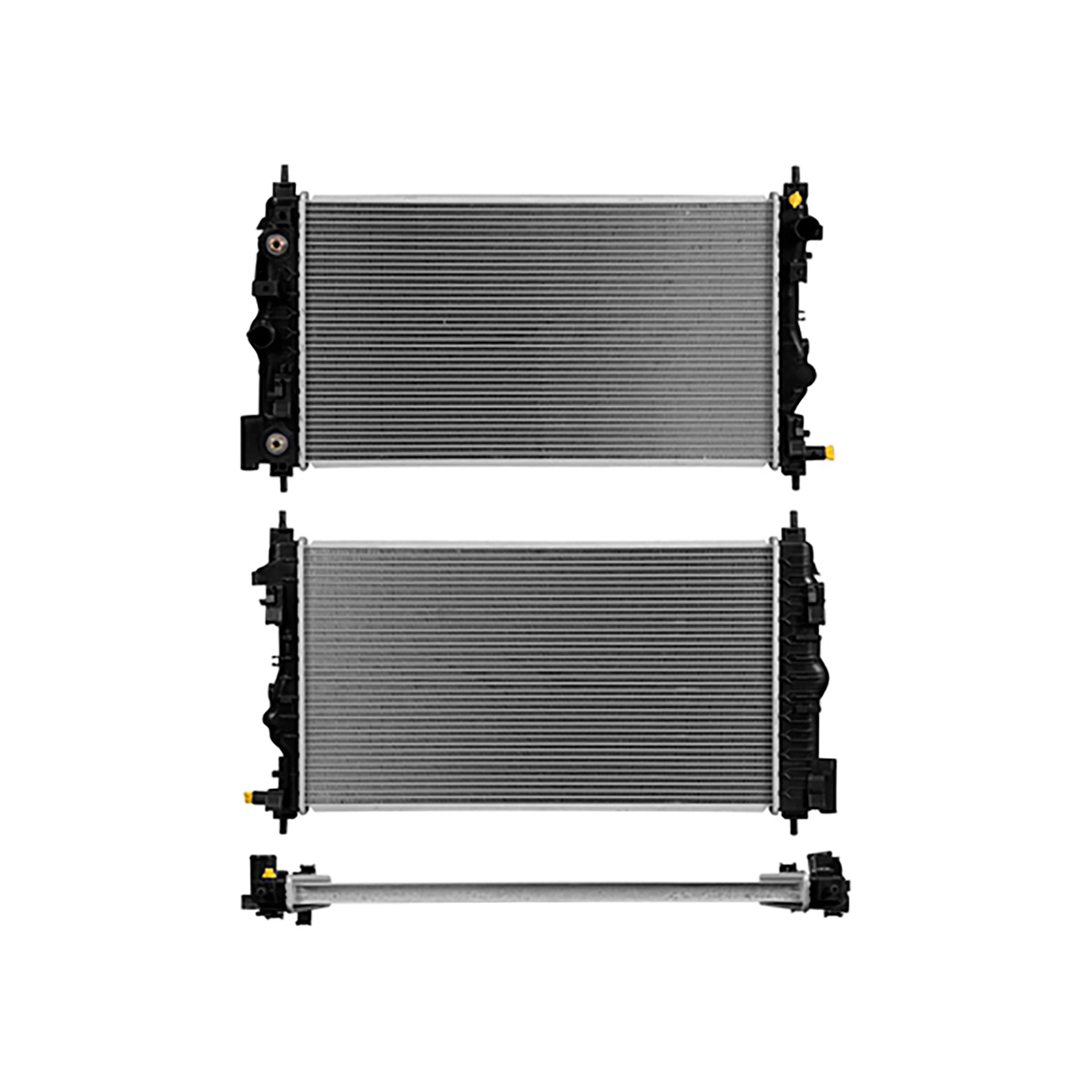 RADIADOR PLASTICO GENERAL MOTORS MALIB CIL: 4L POS: TRANSMISION AUTOMATICA CAR: CAA 26MM