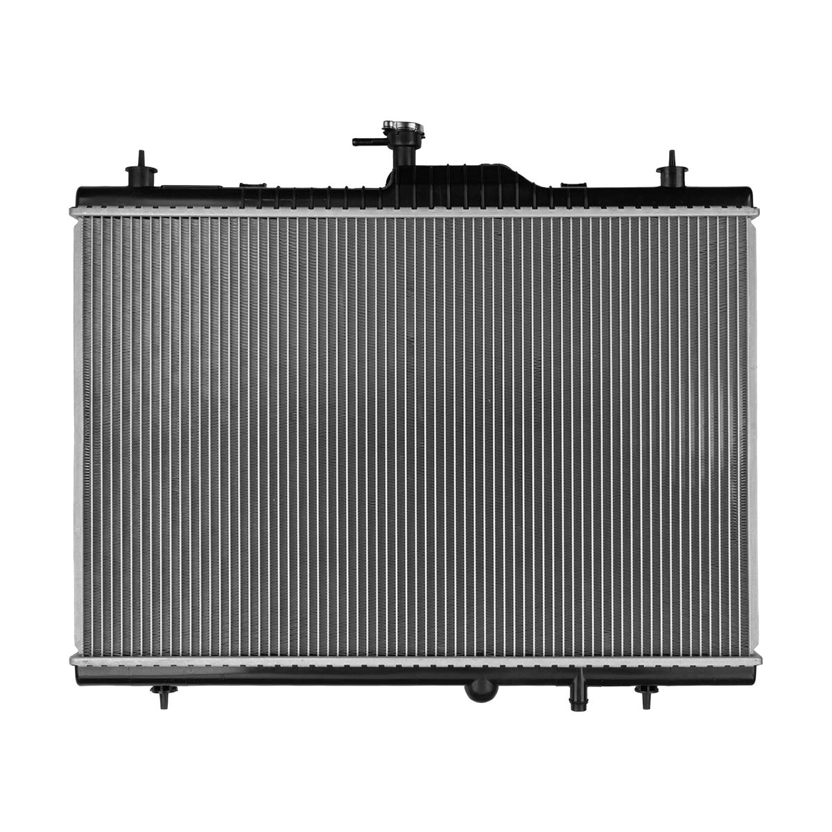RADIADOR PLASTICO RENAULT KOLEO CIL: 4L POS: TRANSMISION ESTANDAR CAR: CAA 26MM