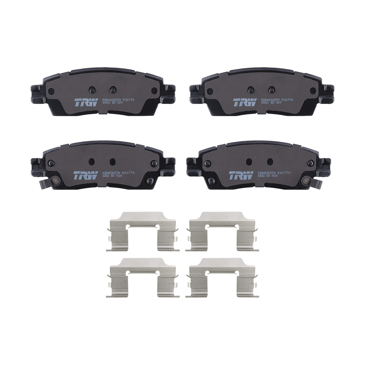 BALATA F D JGO CERAMIC GENERAL MOTORS ACADI CIL: 6V POS: TRASERO  MOT: 3.6L