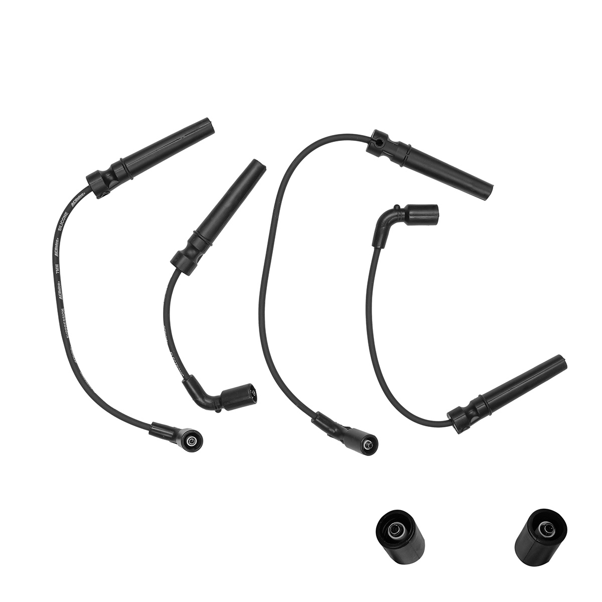 CABLES BUJIA JGO GENERAL MOTORS AVEO CIL: 4L 7MM CAR: CODO MOT: 1.6L