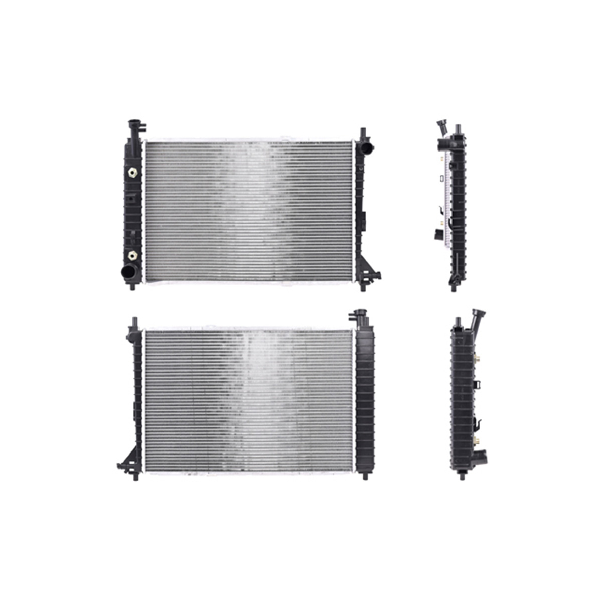 RADIADOR PLASTICO FORD MUSTA CIL: 6V POS: TRANSMISION AUTOMATICA CAR: CAA 26MM