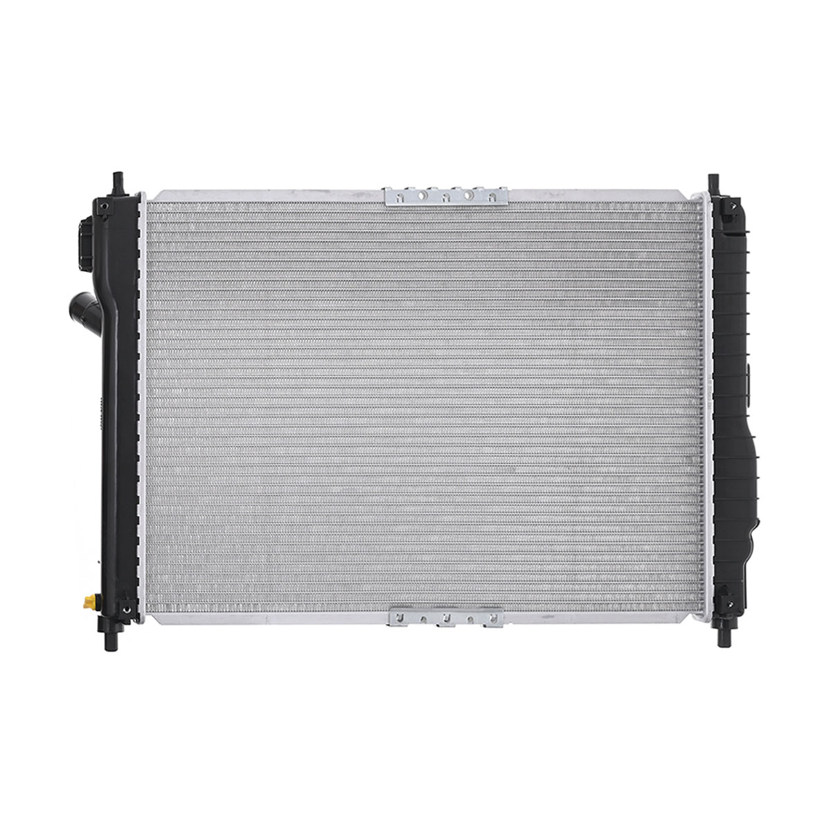 RADIADOR PLASTICO GENERAL MOTORS AVEO CIL: 4L POS: TRANSMISION ESTANDAR CAR: CAA 26MM