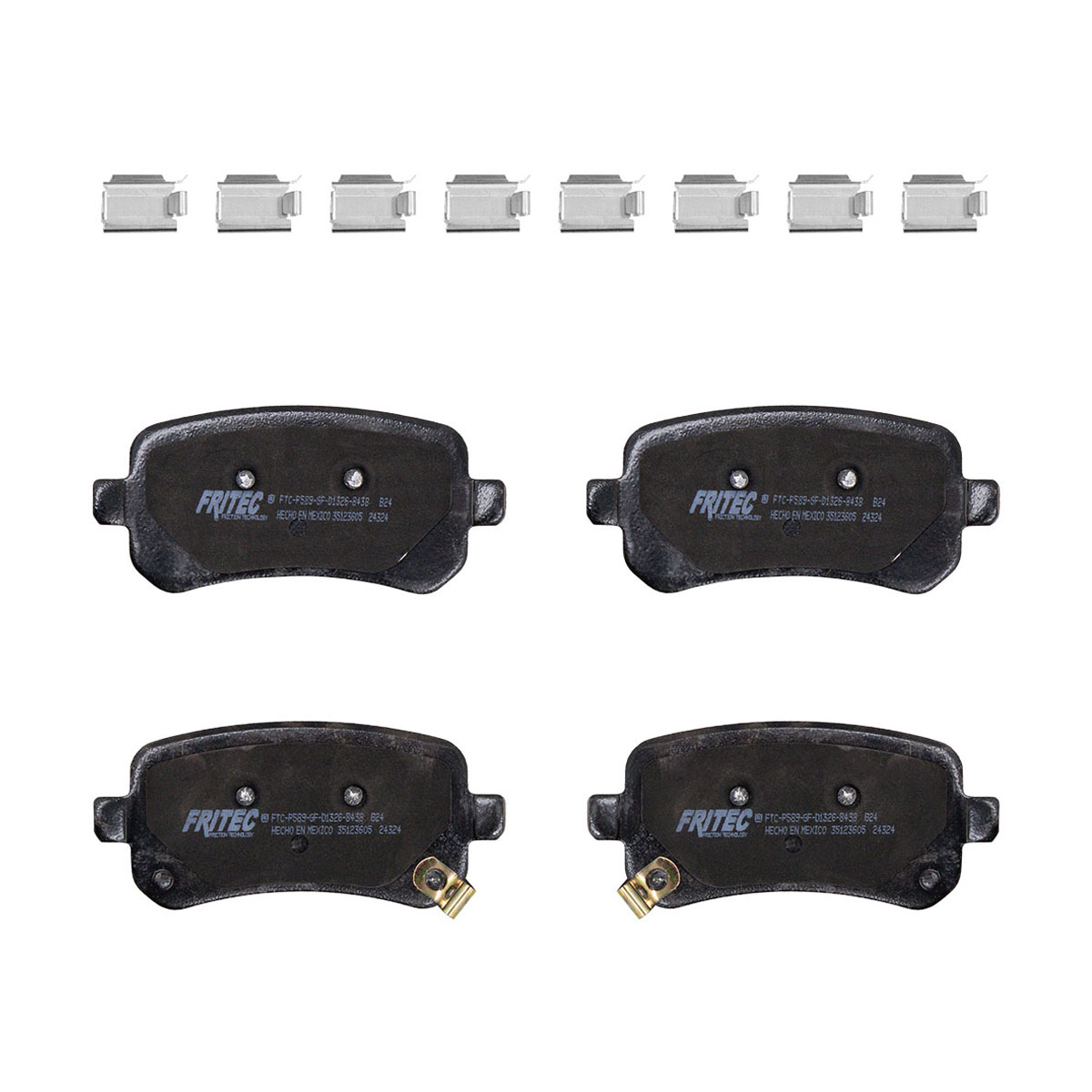 BALATA F D JGO SPECIFI CHRYSLER GROUP TOWNC CIL: 6V POS: TRASERO  MOT: 4.0L