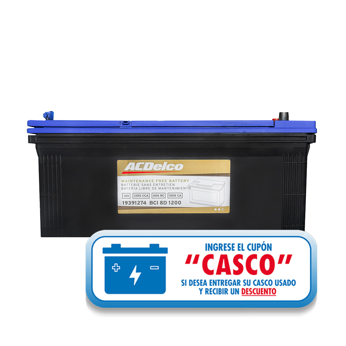 ACUMULADOR   1200 CAR: 1500 P-P+