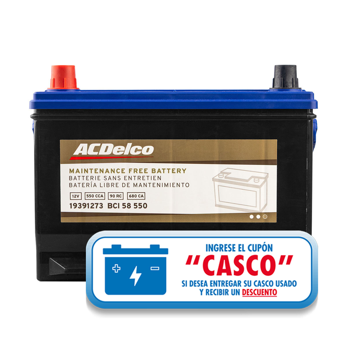 ACUMULADOR   550 CAR: 680 P+P-