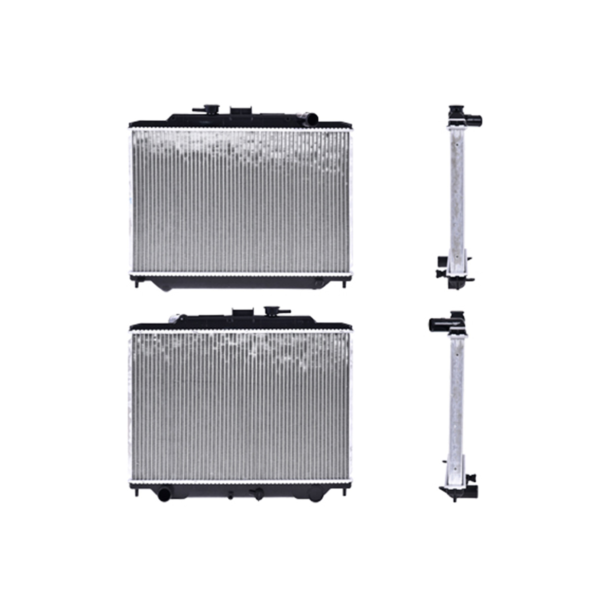 RADIADOR PLASTICO NISSAN URVAN CIL: 4L POS: TRANSMISION ESTANDAR CAR: CAA 26MM
