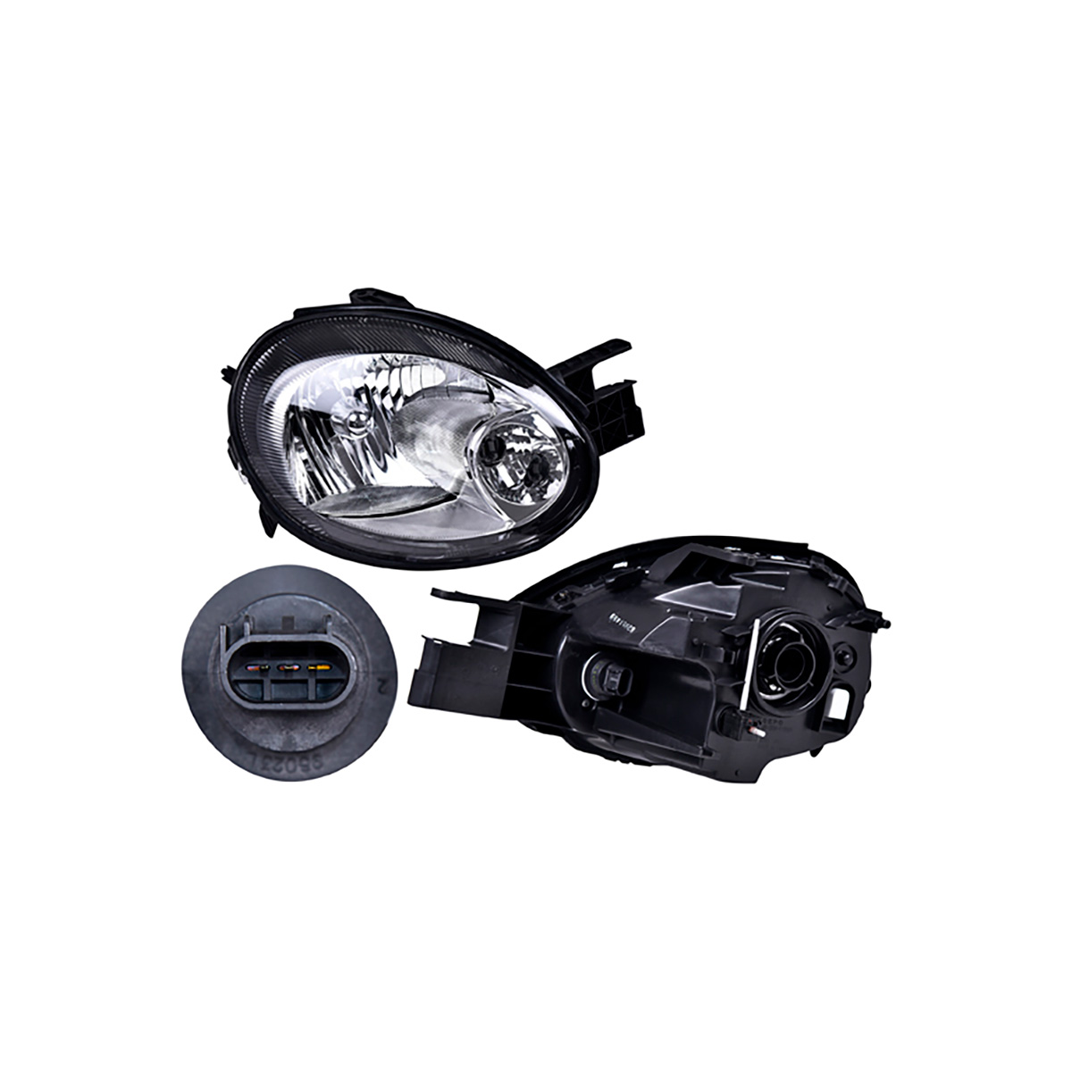 FARO LUZ CHRYSLER GROUP NEON CIL: 4L POS: DERECHO CAR: LISO NEGR