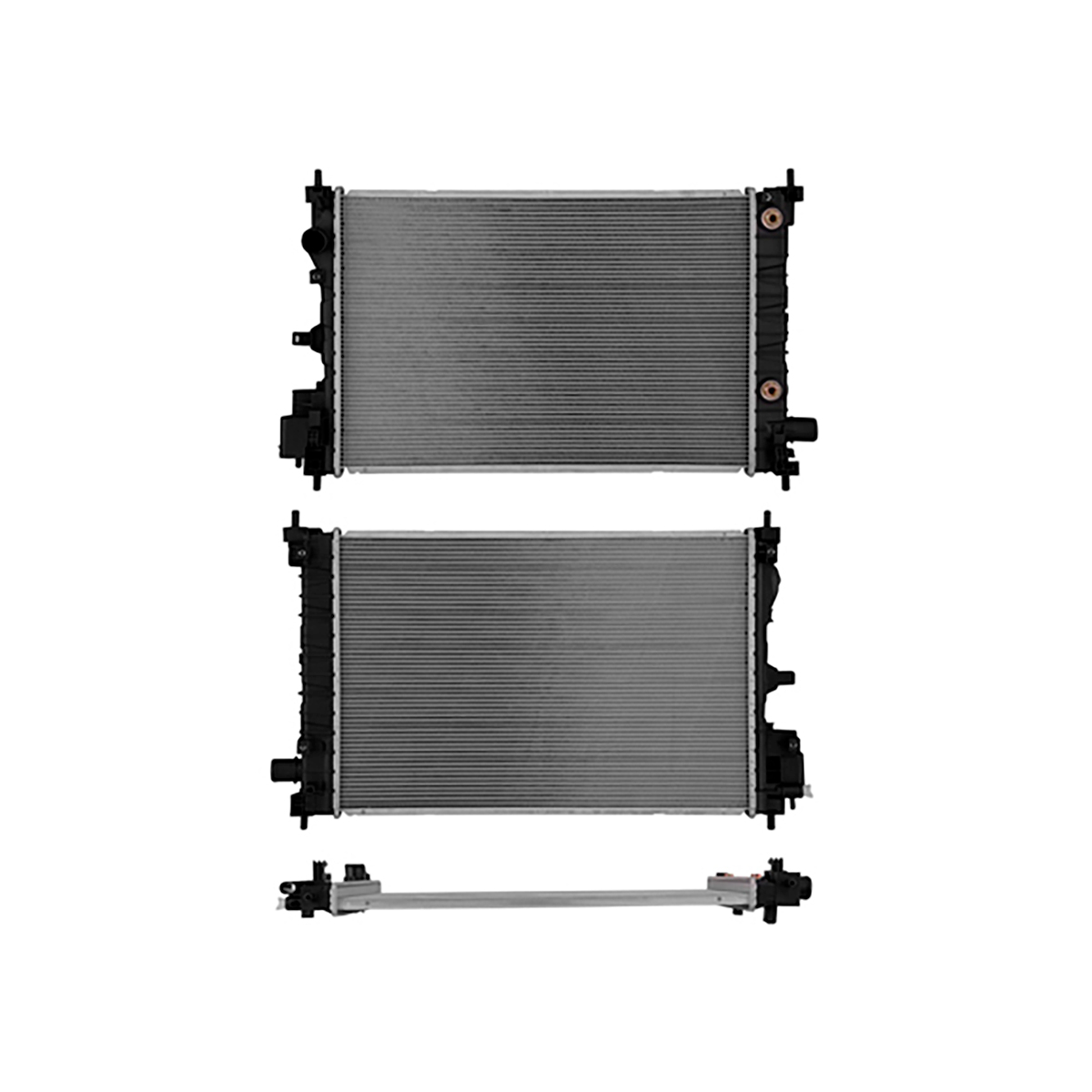 RADIADOR PLASTICO GENERAL MOTORS SPARK CIL: 4L POS: TRANSMISION AUTOMATICA CAR: CAA 16MM