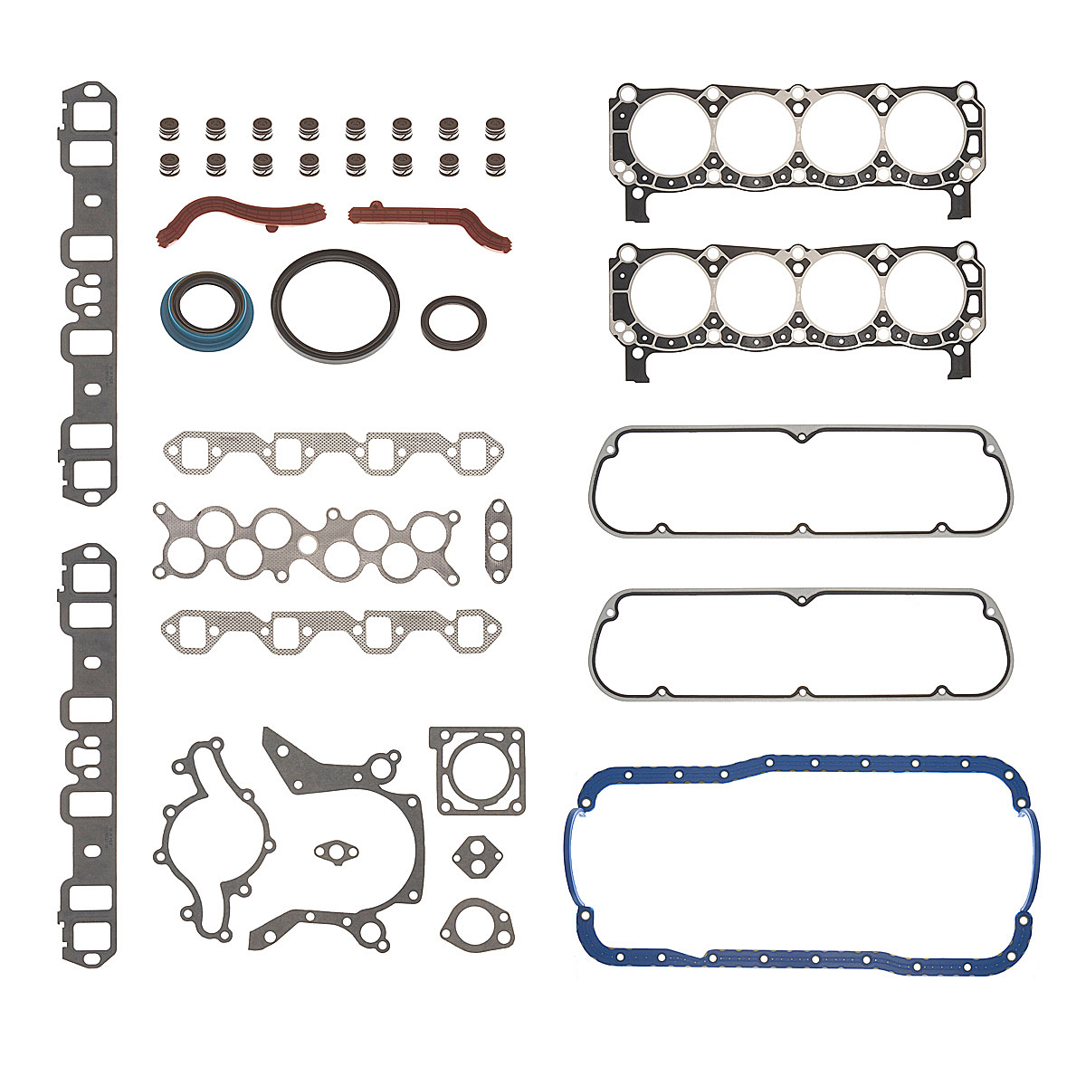 JUNTAS MOTOR COMPLETO FORD EXPLO CIL: 8V  CAR: GRAF MOT: 5.0L