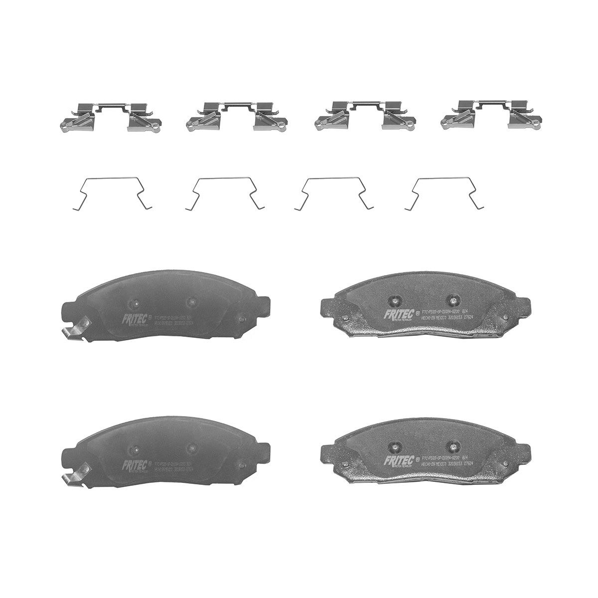 BALATA F D JGO SPECIFI NISSAN XTERR CIL: 6V POS: DELANTERO  MOT: 4.0L