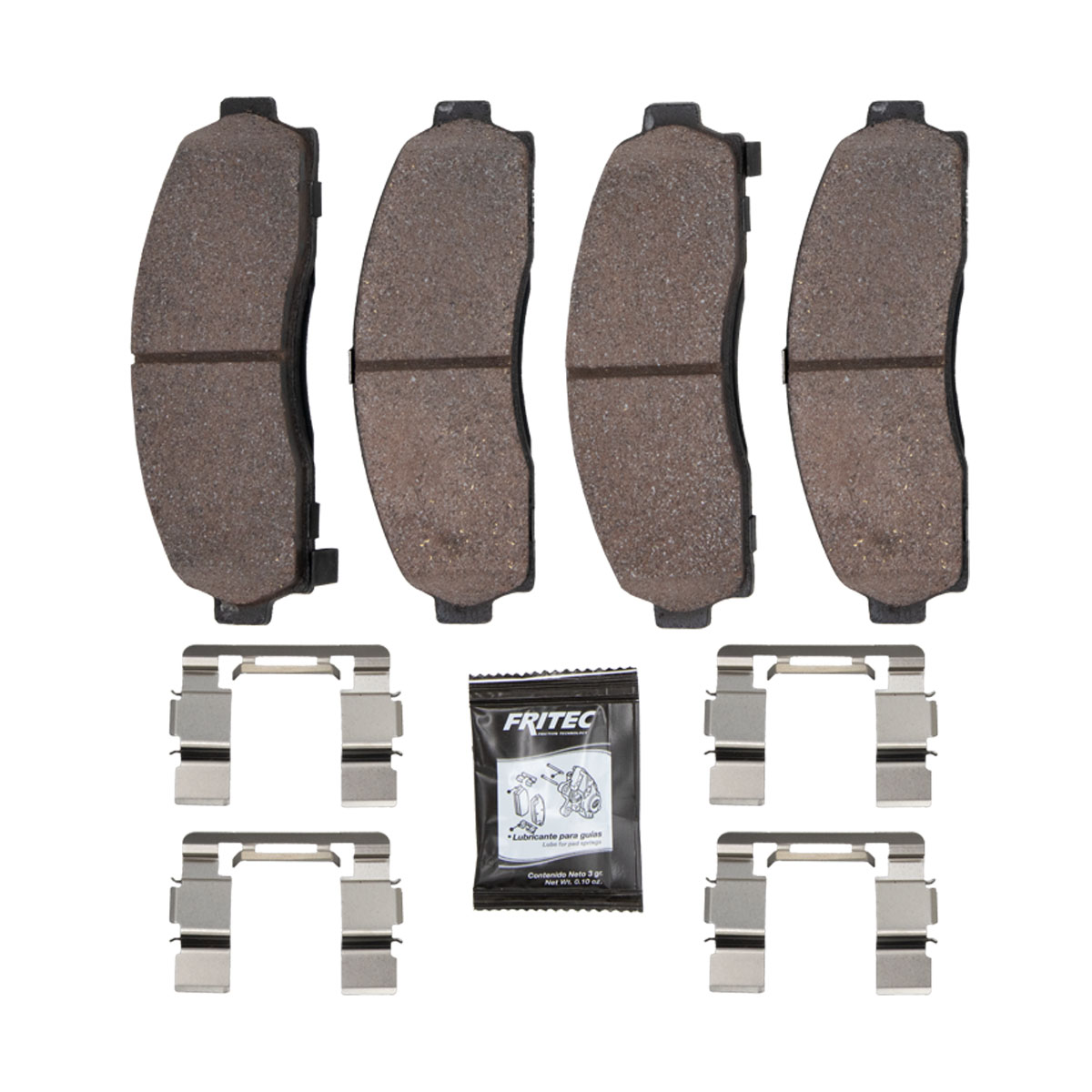 BALATA F D JGO SPECIFI GENERAL MOTORS EQUIN CIL: 6V POS: DELANTERO  MOT: 3.4L