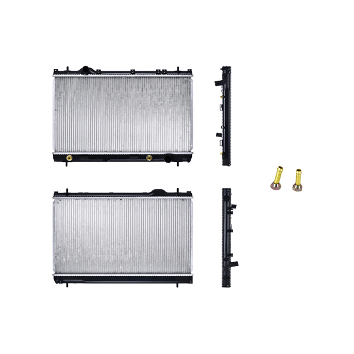 RADIADOR PLASTICO CHRYSLER GROUP NEON CIL: 4L POS: TRANSMISION AUTOMATICA CAR: CAA 16MM