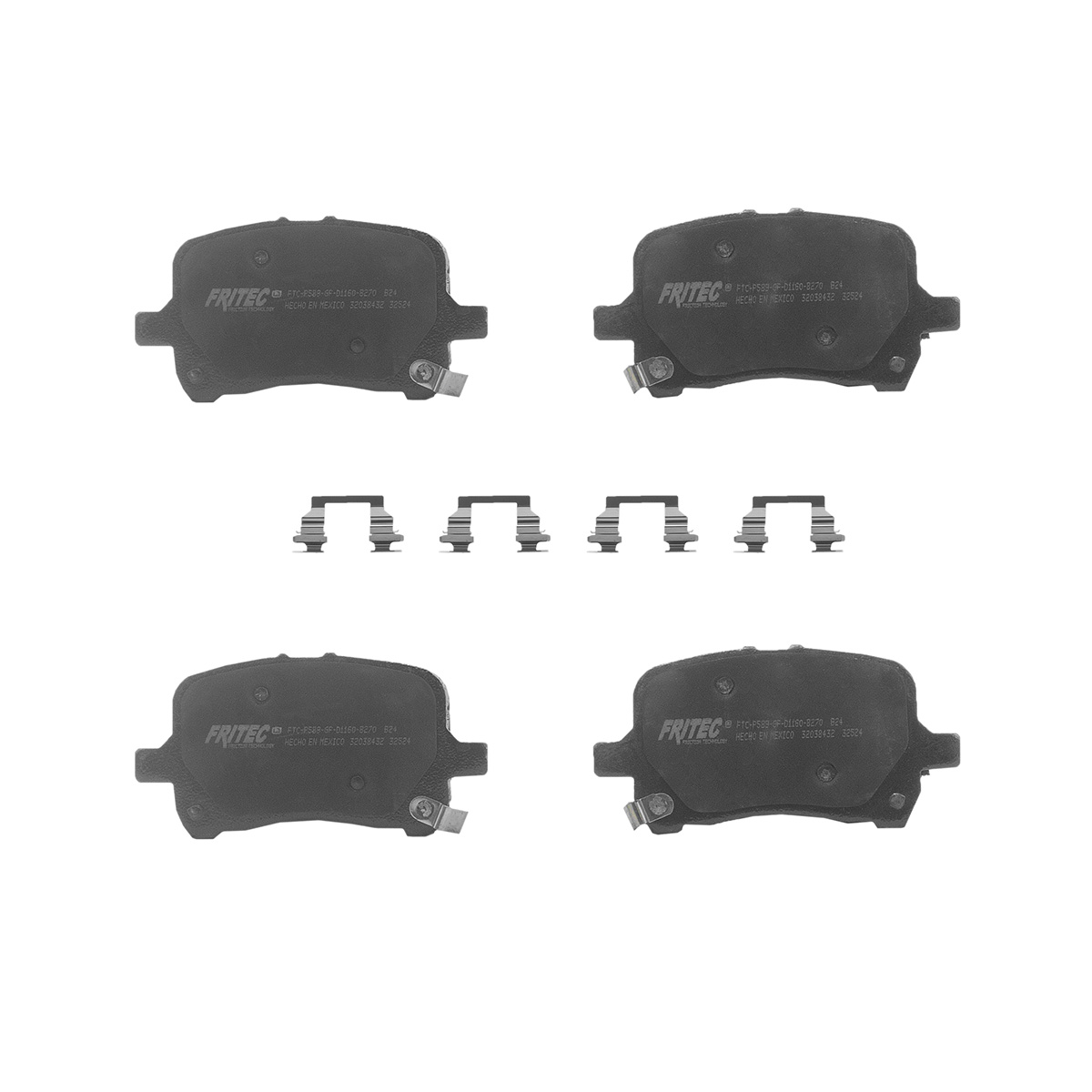 BALATA F D JGO SPECIFI GENERAL MOTORS MALIB CIL: 6V POS: DELANTERO  MOT: 3.5L