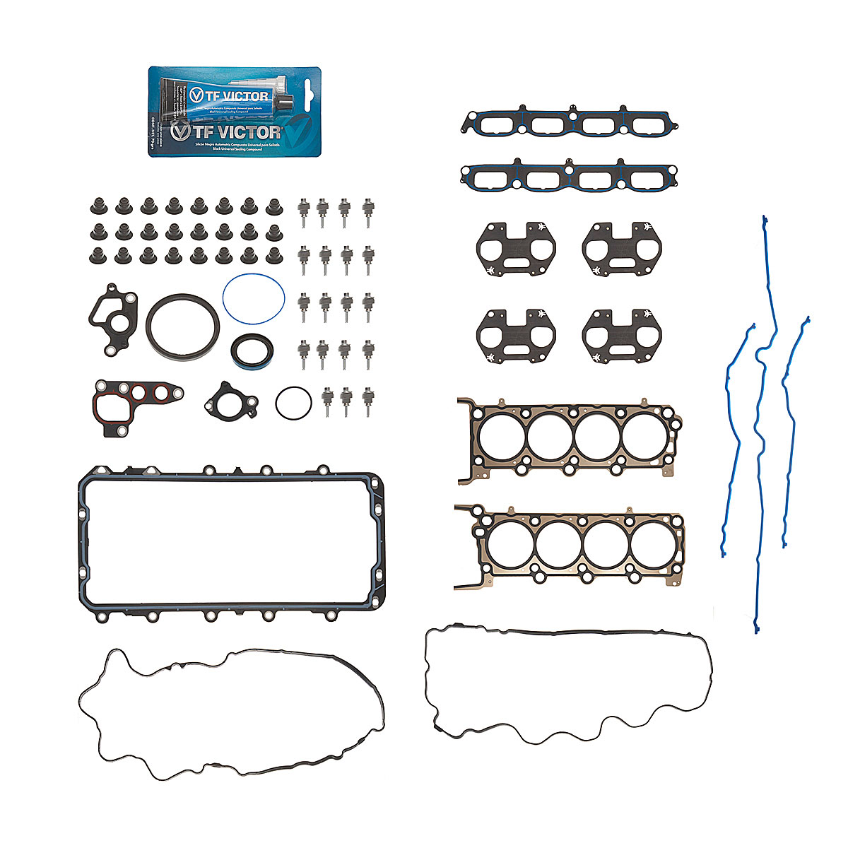 JUNTAS MOTOR COMPLETO FORD F350 CIL: 8V  CAR: LAMI MOT: 5.4L