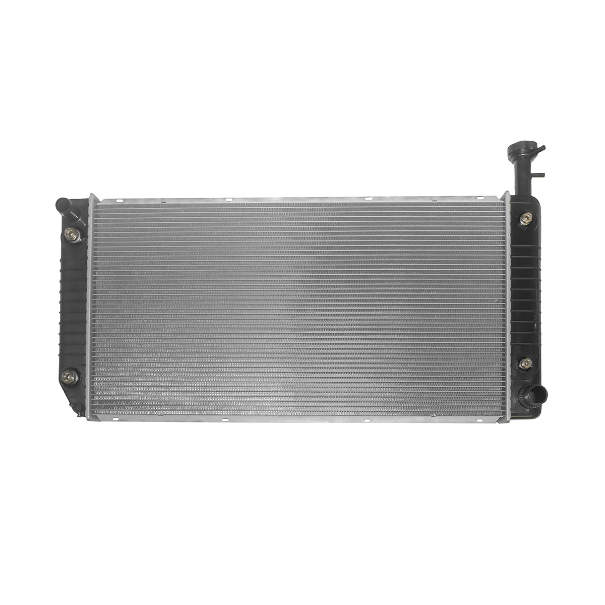 RADIADOR PLASTICO GENERAL MOTORS EXPRS CIL: 8V POS: TRANSMISION AUTOMATICA CAR: CAA 26MM