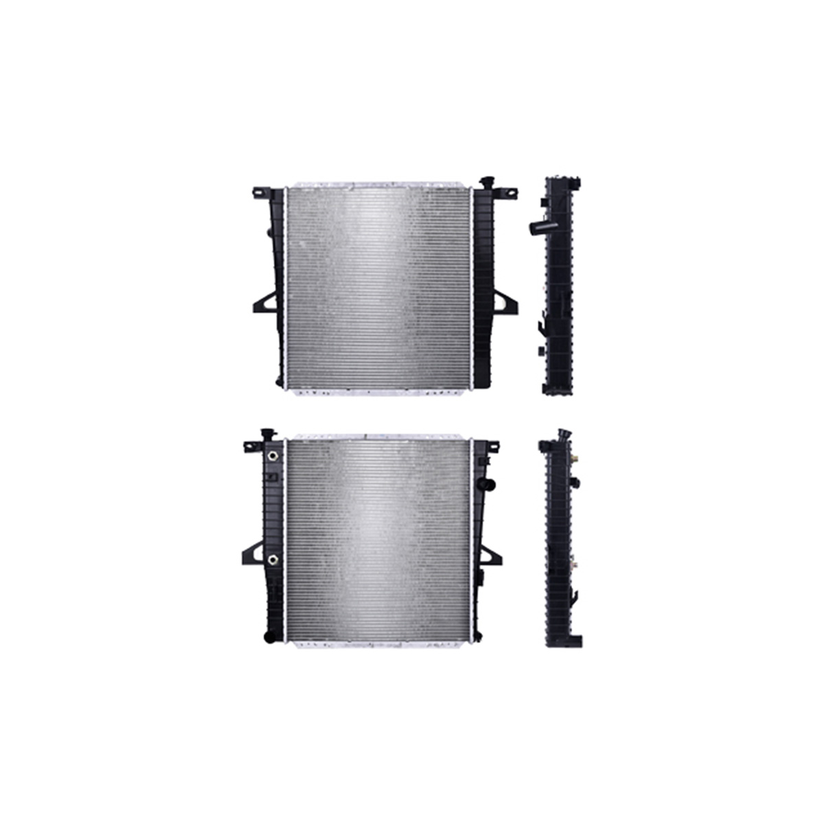 RADIADOR PLASTICO FORD EXPLO CIL: 6V POS: TRANSMISION AUTOMATICA CAR: CAA 26MM