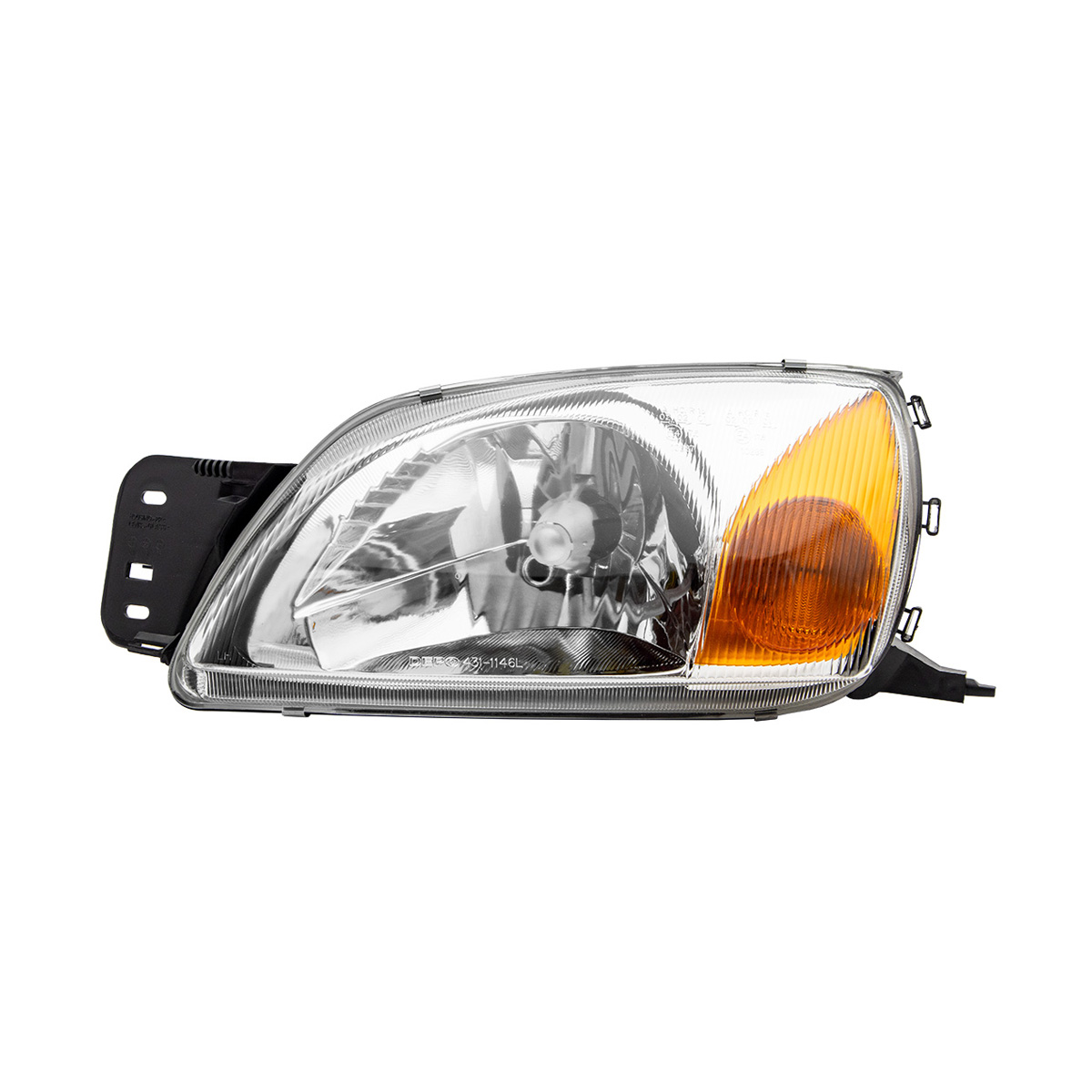 FARO LUZ FORD FIEST CIL: 4L POS: IZQUIERDO CAR: LISO CROM