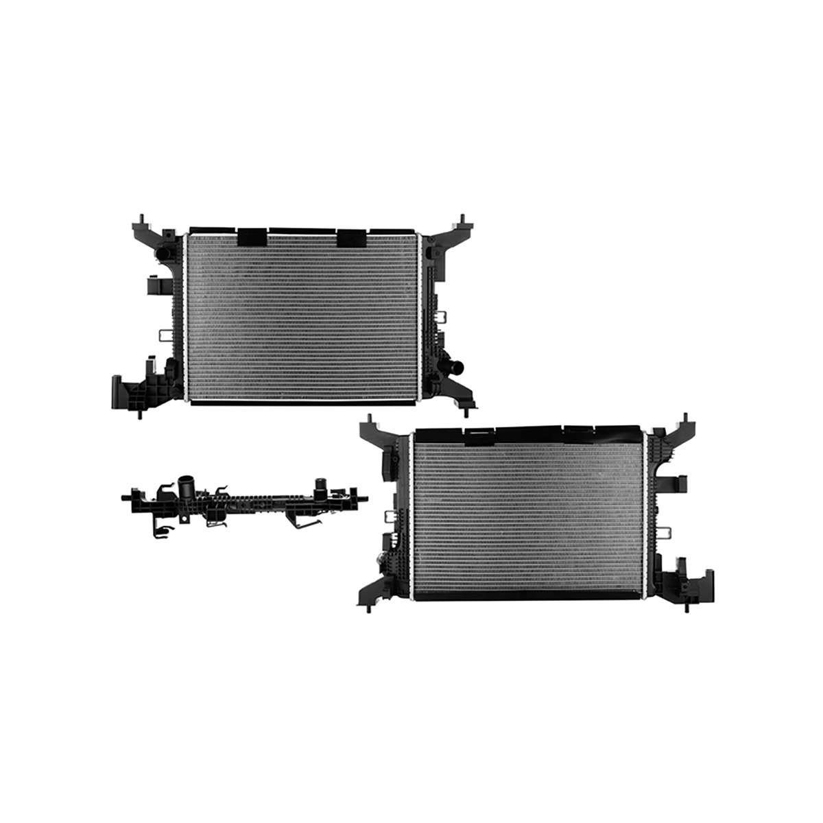 RADIADOR PLASTICO GENERAL MOTORS ONIX CIL: 3L POS: TRANSMISION ESTANDAR CAR: CAA 16MM