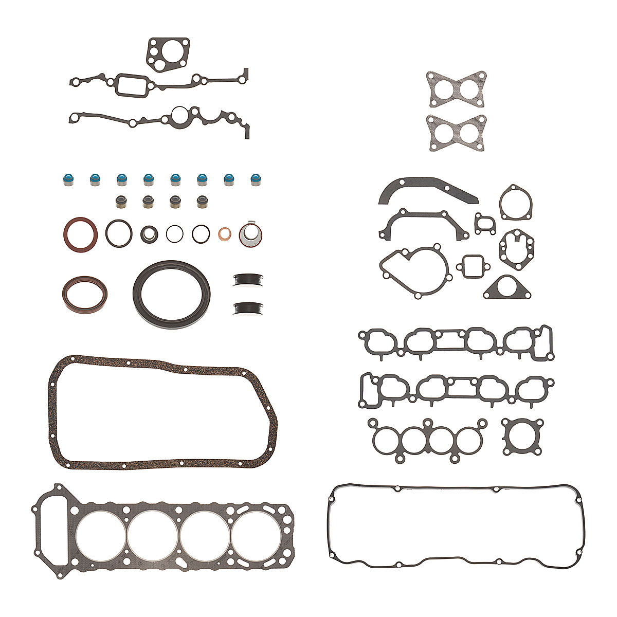 JUNTAS MOTOR COMPLETO NISSAN D21 CIL: 4L  CAR: GRAF MOT: 2.4L