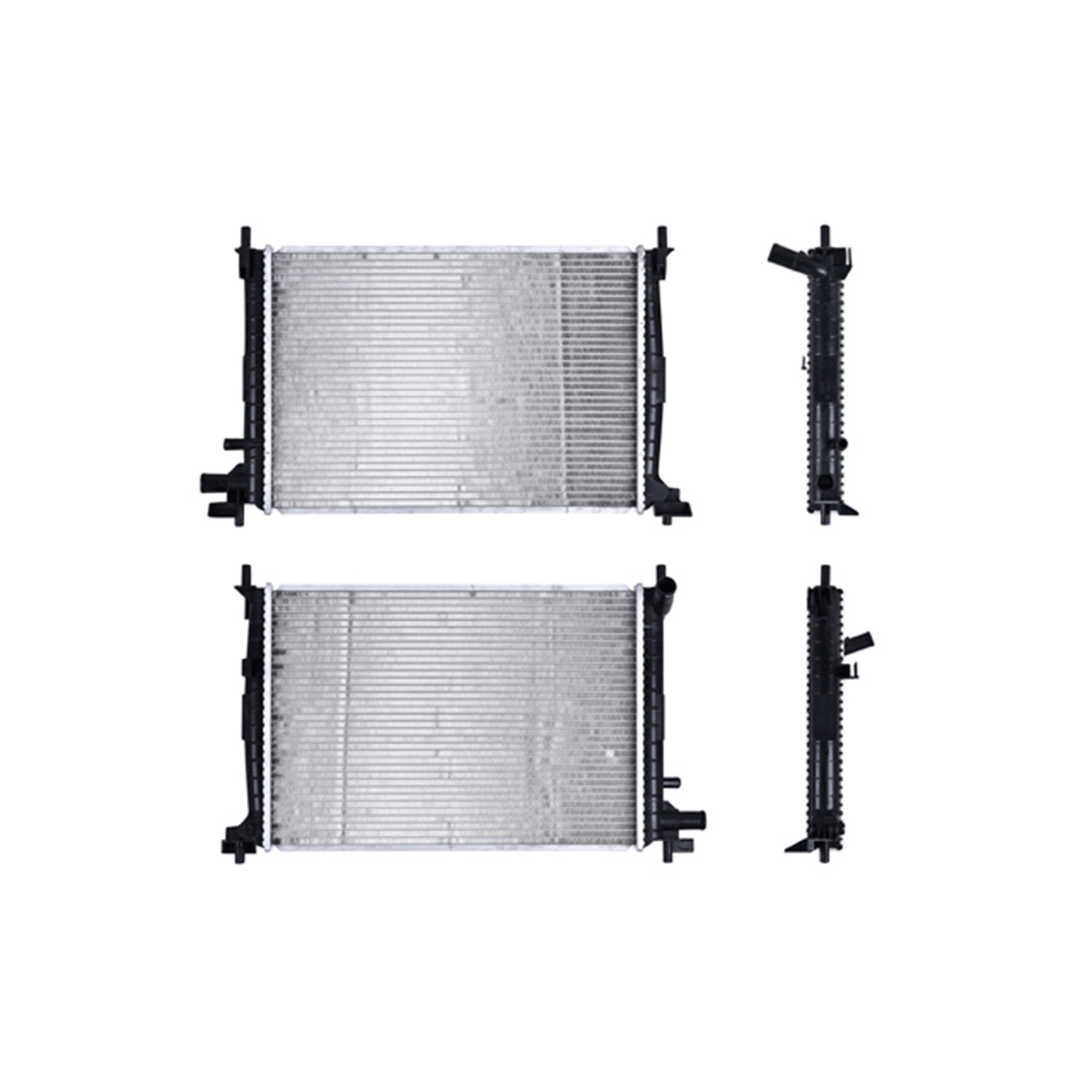 RADIADOR PLASTICO FORD FIEST CIL: 4L POS: TRANSMISION ESTANDAR CAR: CAA 23MM