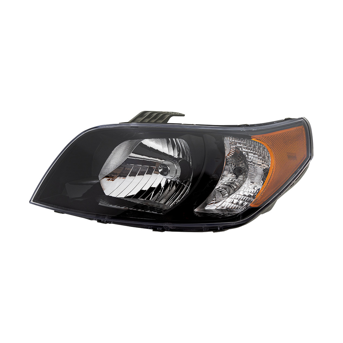 FARO LUZ GENERAL MOTORS AVEO CIL: 4L POS: IZQUIERDO CAR: LISO NEGR