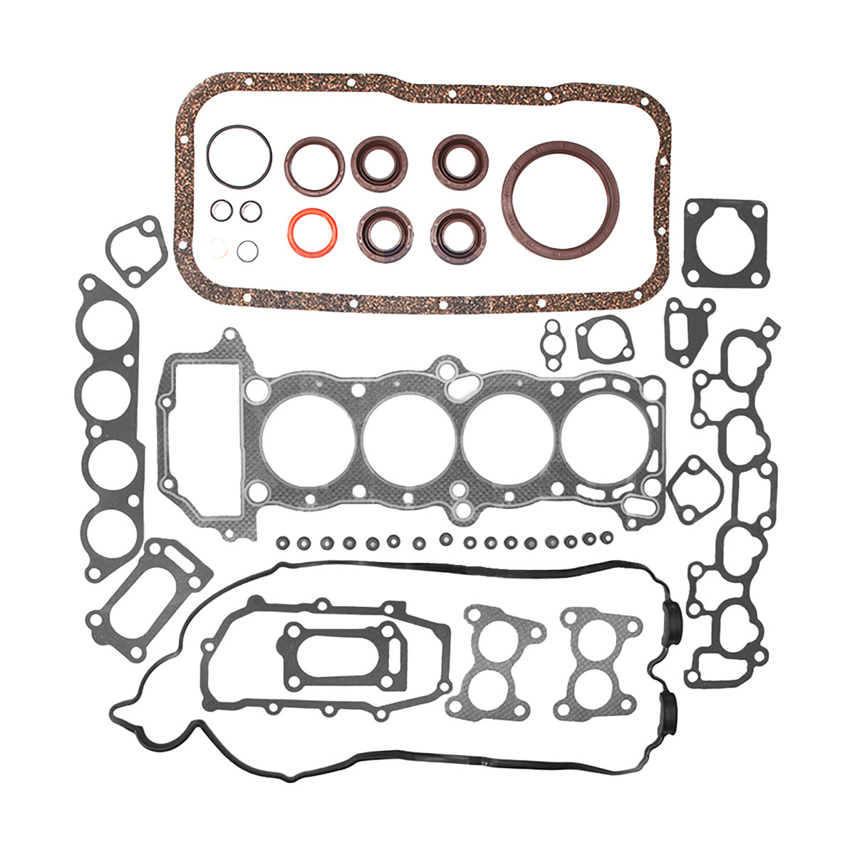 JUNTAS MOTOR COMPLETO NISSAN SENTR CIL: 4L  CAR: GRAF MOT: 1.6L